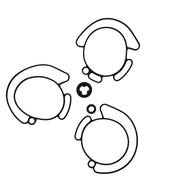 DURAFORCE Johnson Evinrude V6 60° 105-175 HP Triple Carburetor Rebuild Kit Fit
