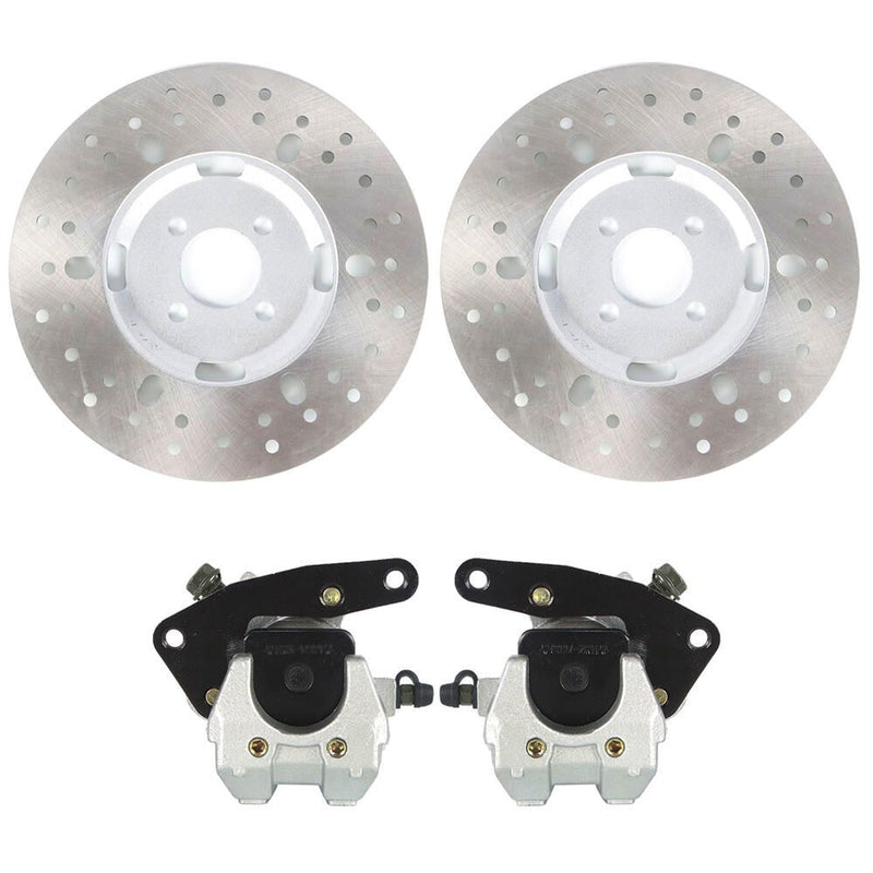 DURAFORCE Yamaha Big Bear 350 400 Front Brake Calipers & Rotors YFM350 YFM400