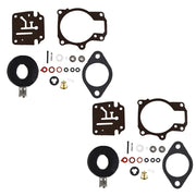 DURAFORCE Johnson Evinrude 50-60HP Carburetor Rebuild Kit w Float 2Pcs Fit