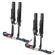 DURAFORCE Pair of 4-Point 2" Padded Black Seat Belt Harness for Polaris RZR XP S 4 1000 US
