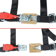 DURAFORCE Pair of 4-Point 2" Padded Black Seat Belt Harness for Polaris RZR XP S 4 1000 US