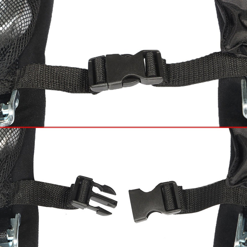 DURAFORCE Pair of 4-Point 2" Padded Black Seat Belt Harness for Polaris RZR XP S 4 1000 US