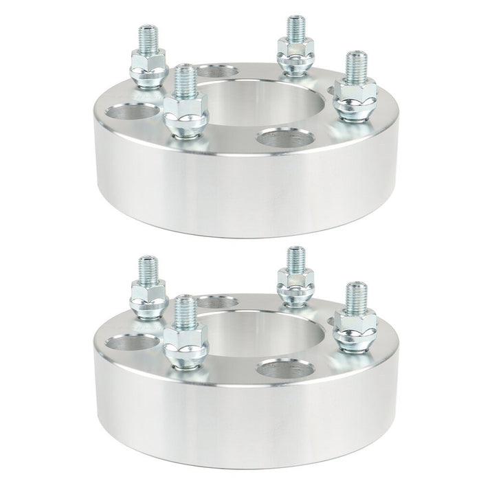 DURAFORCE 1.5" Silver Wheel Spacer 4x110 74mm M10x1.25 for Suzuki Vinson 500 2003-2007 ×2