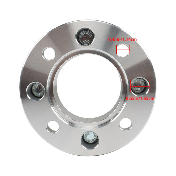 DURAFORCE 1.5" Silver Wheel Spacer 4x110 74mm M10x1.25 for Suzuki Vinson 500 2003-2007 ×2