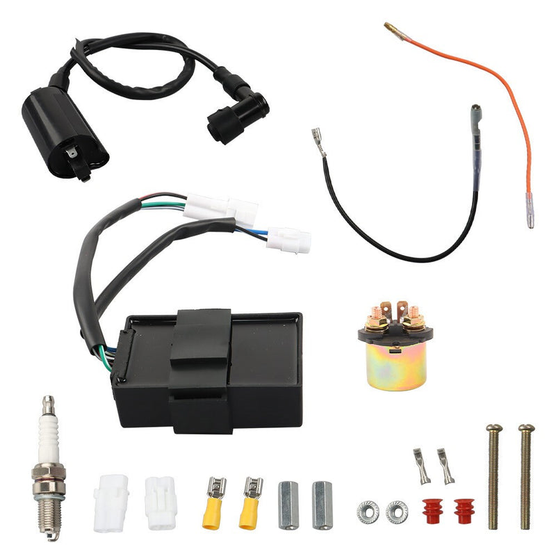 DURAFORCE Kawasaki Bayou 300 KLF300 CDI Ignition Coil Spark Plug 1988-2004 KLF300B/C