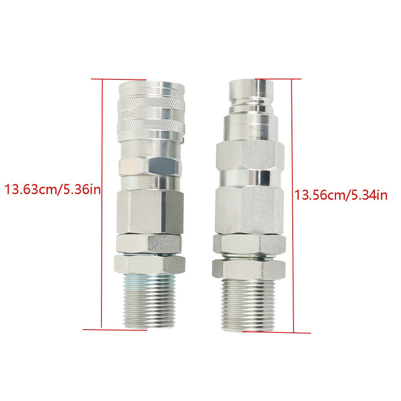 DURAFORCE Hydraulic Quick-Connect Coupler for John Deere 35G 50C 260 325 CT332 KV13884