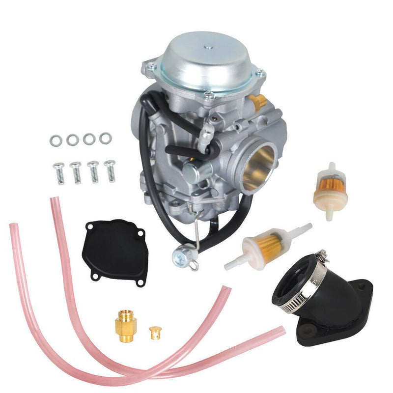 DURAFORCE New Carburetor & Intake Manifold Boot for 1990-1996 Suzuki Quadrunner 250 ATV
