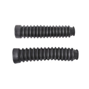 DURAFORCE 2x Black Front Fork Shock Boots for 1985-1987 Honda ATC Big Red 250ES