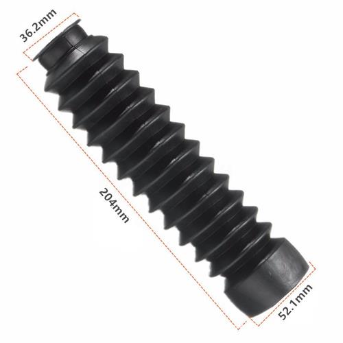 DURAFORCE 2x Black Front Fork Shock Boots for 1985-1987 Honda ATC Big Red 250ES