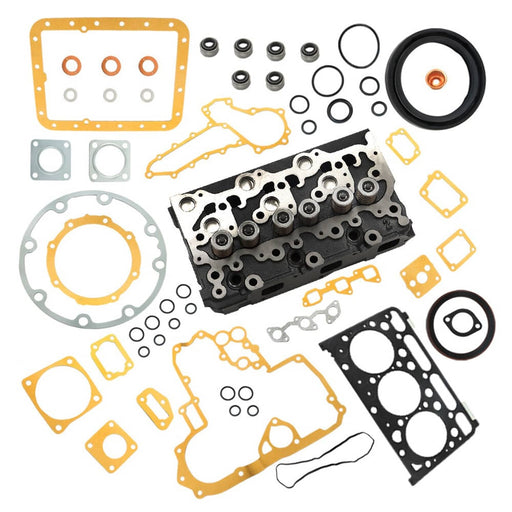 DURAFORCE Kubota D1703 Cylinder Head Assembly for Bobcat 238 325 328 Excavator