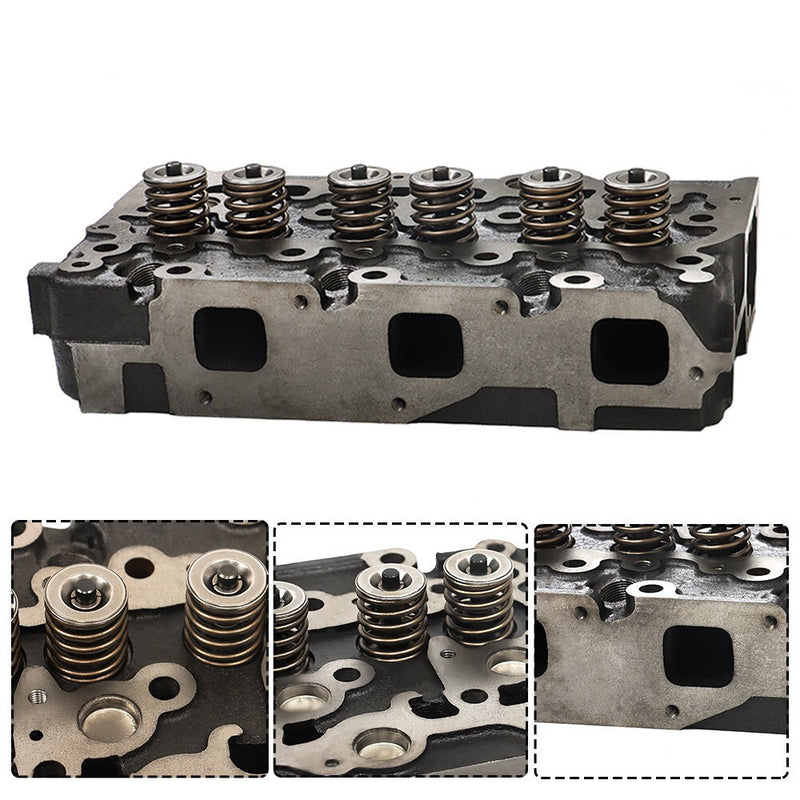 DURAFORCE Kubota D1703 Cylinder Head Assembly for Bobcat 238 325 328 Excavator