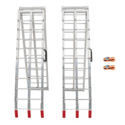 DURAFORCE 2x 1500 LBS Aluminum Foldable Loading Ramps for Pickup Truck Bed