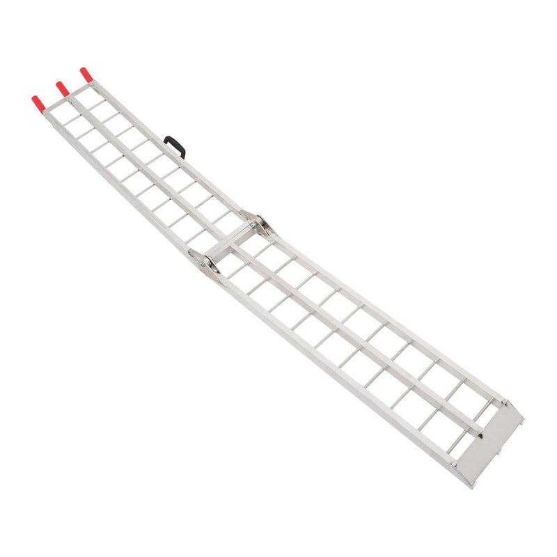 DURAFORCE 2x 1500 LBS Aluminum Foldable Loading Ramps for Pickup Truck Bed