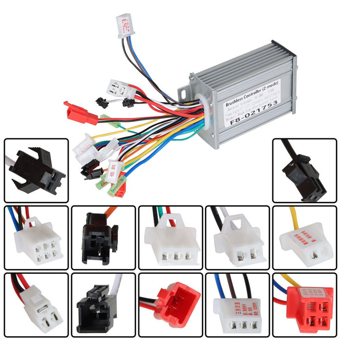DURAFORCE 350W DC 36-48V Motor Speed Controller for Electric E-Bike Scooter Brushless