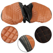 DURAFORCE Brown Vinyl Golf Cart Rear Seat Cover Kit for Club Car EZGO Yamaha Universal