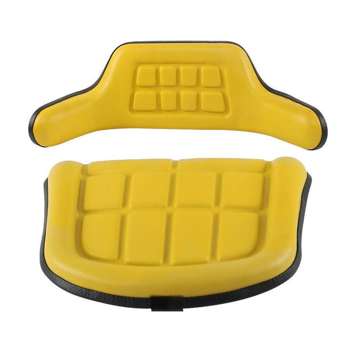 DURAFORCE 2× Yellow Excavator Cushions for John Deere 310 310A 310B 401 401B 401C 401D