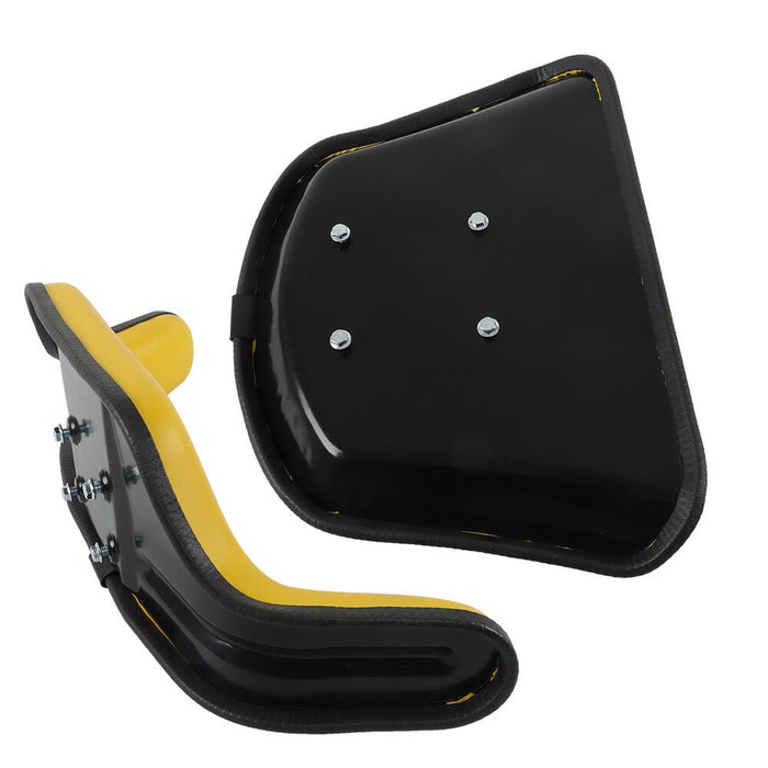 DURAFORCE 2× Yellow Excavator Cushions for John Deere 310 310A 310B 401 401B 401C 401D