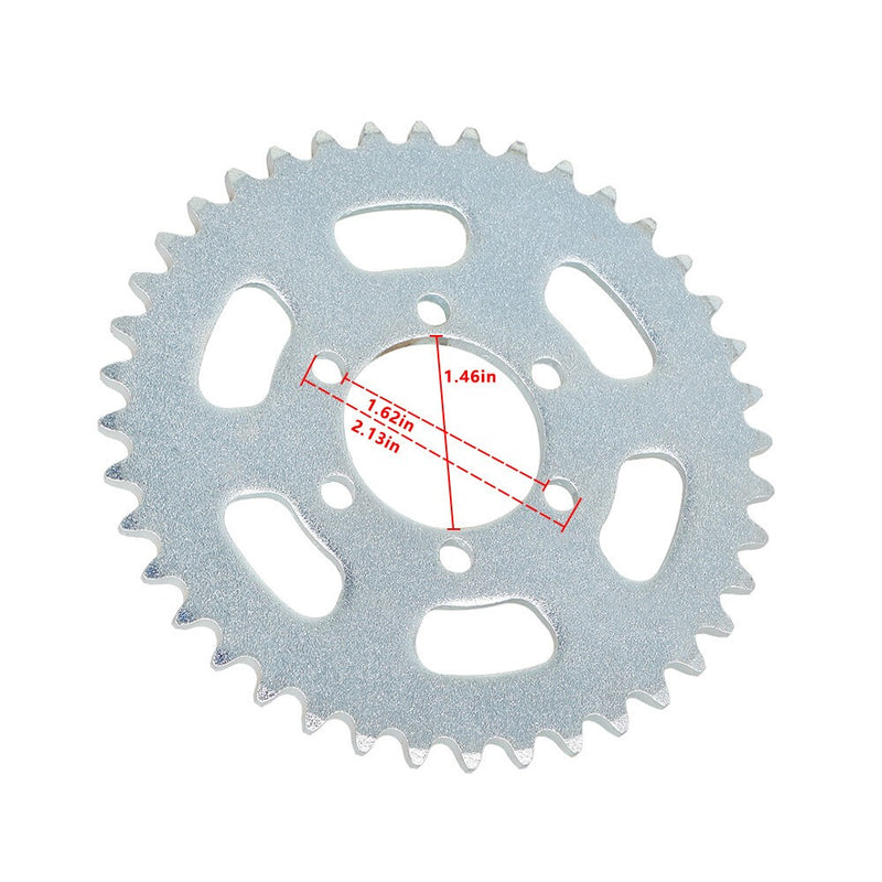 DURAFORCE 35T Rear Sprocket 40T Tooth 35 Chain for Mini Bike Go Kart Quad 1PC