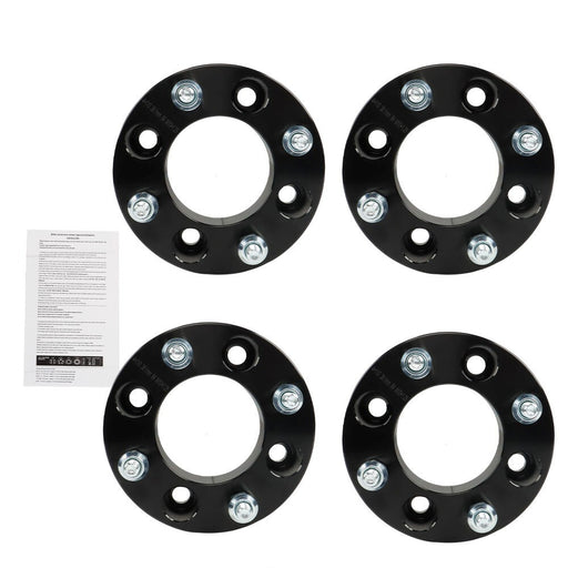 DURAFORCE 4×110 1.5" Wheel Spacers 74mm M10×1.25 for 2000-2009 Honda Rancher 350 Black