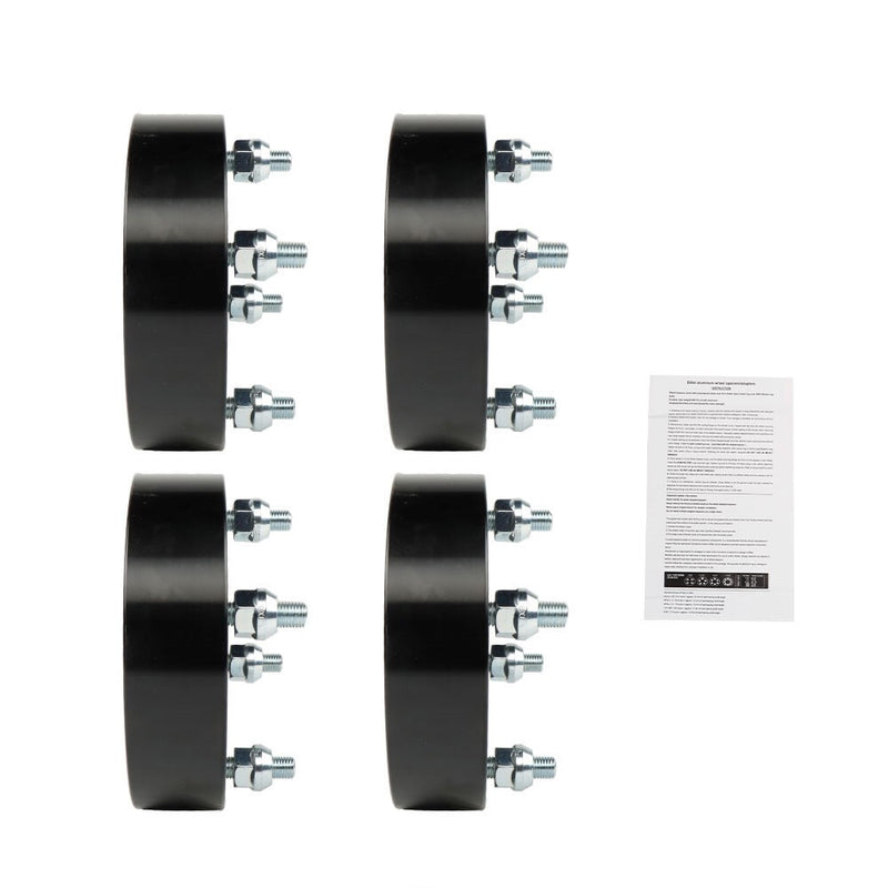 DURAFORCE 4×110 1.5" Wheel Spacers 74mm M10×1.25 for 2000-2009 Honda Rancher 350 Black