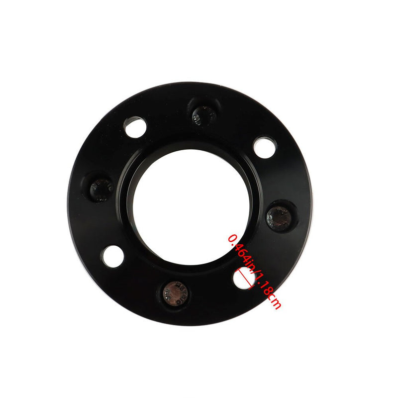 DURAFORCE 4×110 1.5" Wheel Spacers 74mm M10×1.25 for 2000-2009 Honda Rancher 350 Black