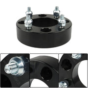 DURAFORCE 4×110 1.5" Wheel Spacers 74mm M10×1.25 for 2000-2009 Honda Rancher 350 Black