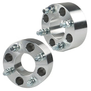 DURAFORCE EZ Go Golf Cart 2x 2" 4x4 Silver Wheel Spacers 1/2"x20 62mm Bore