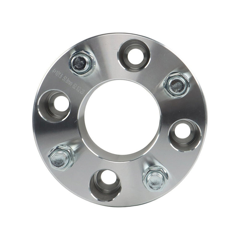 DURAFORCE EZ Go Golf Cart 2x 2" 4x4 Silver Wheel Spacers 1/2"x20 62mm Bore