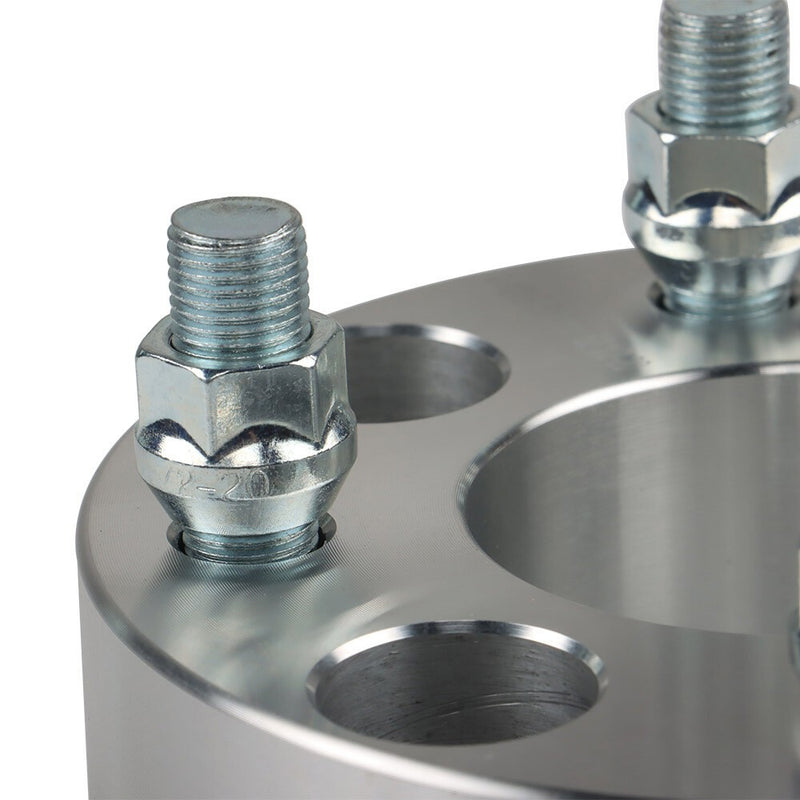 DURAFORCE EZ Go Golf Cart 2x 2" 4x4 Silver Wheel Spacers 1/2"x20 62mm Bore