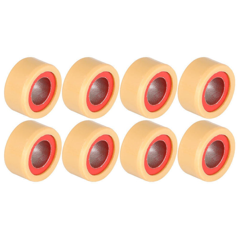 DURAFORCE New 8-Pack Red Roller Clutch for Arctic Cat Comp Weight 18g 0823-351