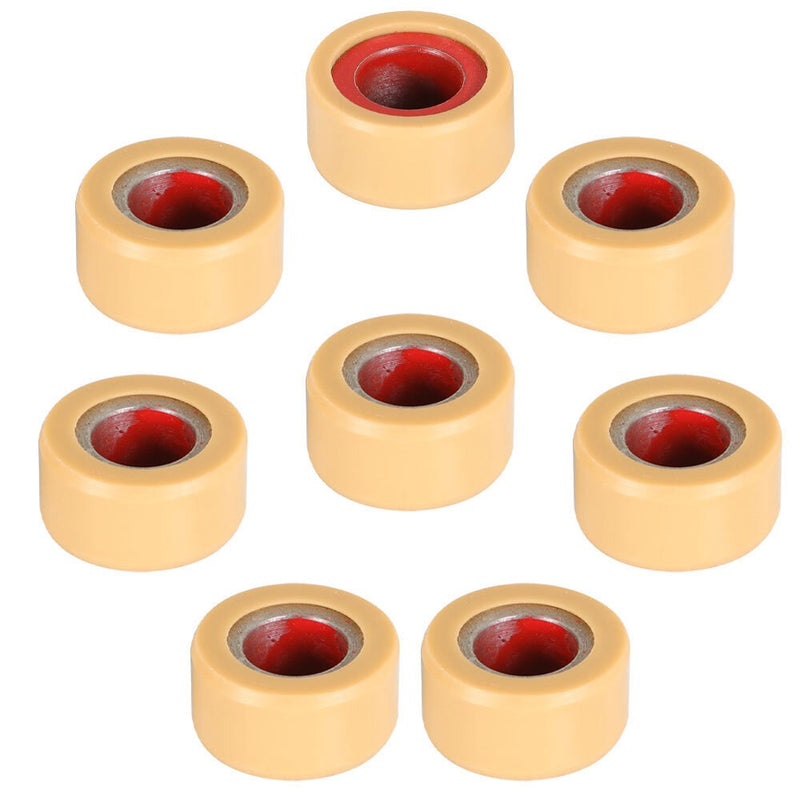 DURAFORCE New 8-Pack Red Roller Clutch for Arctic Cat Comp Weight 18g 0823-351