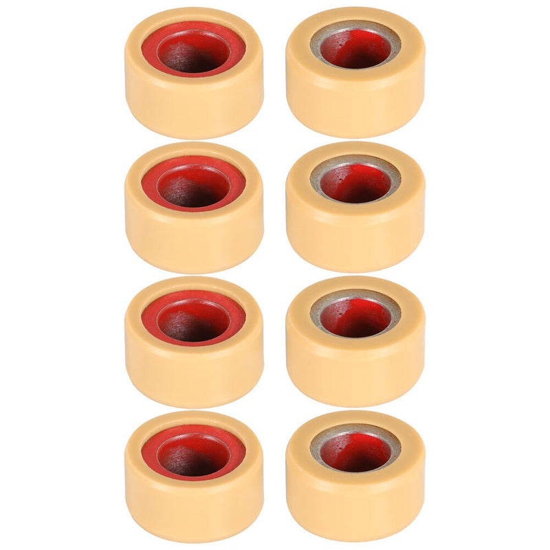 DURAFORCE New 8-Pack Red Roller Clutch for Arctic Cat Comp Weight 18g 0823-351