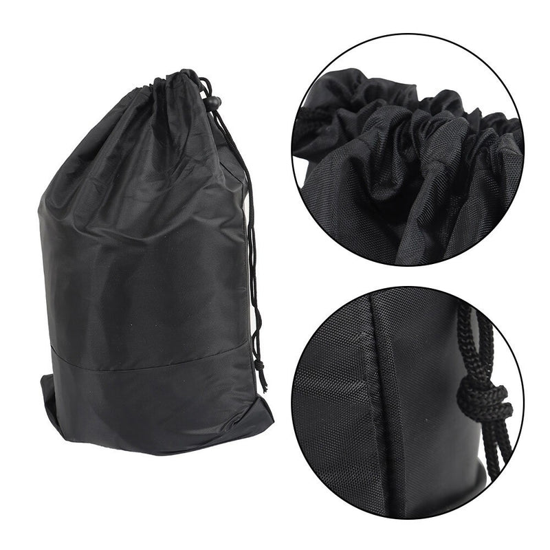 DURAFORCE Waterproof Black 420D Boat Cover for V-Hull Runabouts 11-13ft Yacht Cover