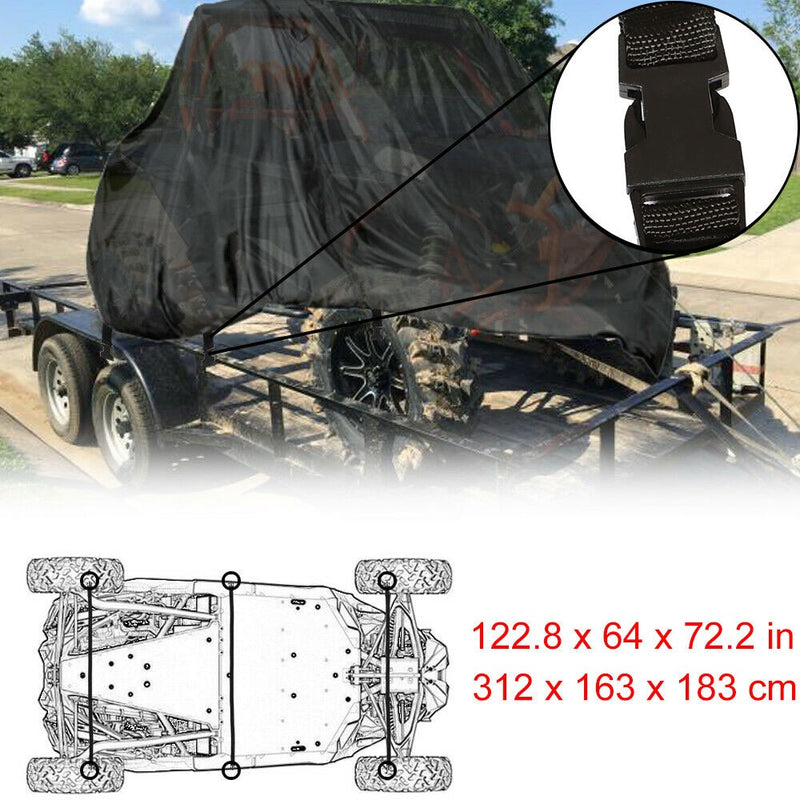 DURAFORCE Waterproof Heavy Duty UTV Storage Cover for Yamaha YXZ 1000R EPS SS SE USA