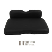 DURAFORCE EZGO RXV 2008-Up Golf Cart Black Front Seat Bottom & Back Cushion Set
