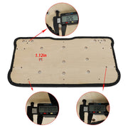 DURAFORCE EZGO RXV 2008-Up Golf Cart Black Front Seat Bottom & Back Cushion Set