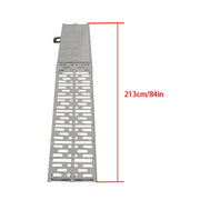 DURAFORCE 2 Aluminum Arched Loading Ramps for Motorcycle Truck ATV UTV Lawnmower