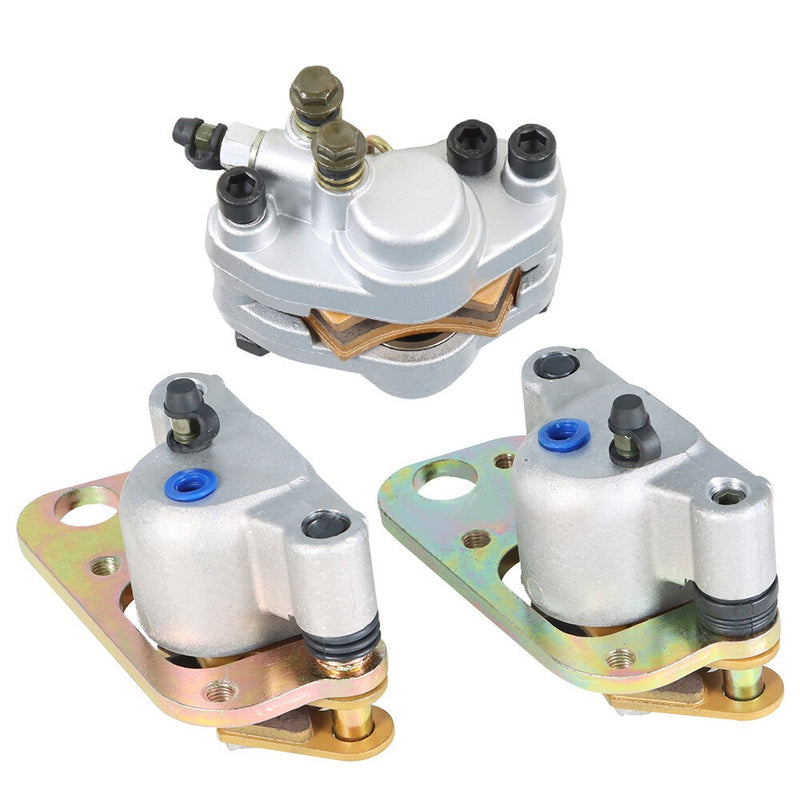 DURAFORCE Front & Rear Brake Calipers for 98-04 Polaris Scrambler 500 4X4
