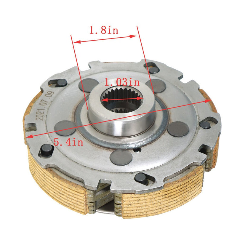 DURAFORCE New Wet Clutch Shoe Kit for MASSIMO MSU500 HS700 Drum One Way Filter 500 700