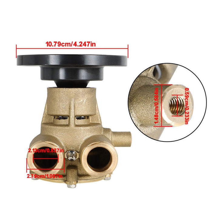 DURAFORCE F6B-9 Sea Water Pump for Indmar Johnson 685001 3860703 10-24232-1 10-24915-01