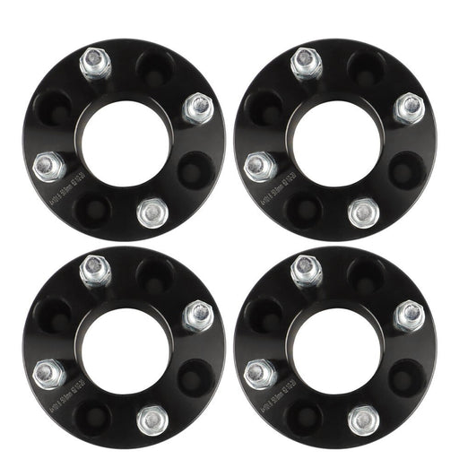 DURAFORCE 2" Wheel Spacers 62mm Hub Bore Set of 4 for EZGO EZ GO Golf Cart Club Car Black