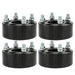 DURAFORCE 2" Wheel Spacers 62mm Hub Bore Set of 4 for EZGO EZ GO Golf Cart Club Car Black