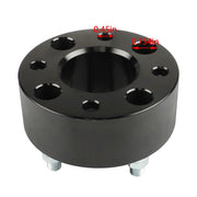 DURAFORCE 2" Wheel Spacers 62mm Hub Bore Set of 4 for EZGO EZ GO Golf Cart Club Car Black
