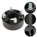 DURAFORCE 2" Wheel Spacers 62mm Hub Bore Set of 4 for EZGO EZ GO Golf Cart Club Car Black