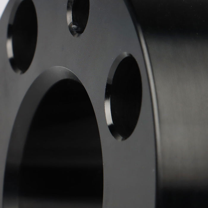 DURAFORCE 2" Wheel Spacers 62mm Hub Bore Set of 4 for EZGO EZ GO Golf Cart Club Car Black