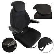 DURAFORCE New Holland Loader Backhoe Seat Assembly Black Cloth Fit Various Models New