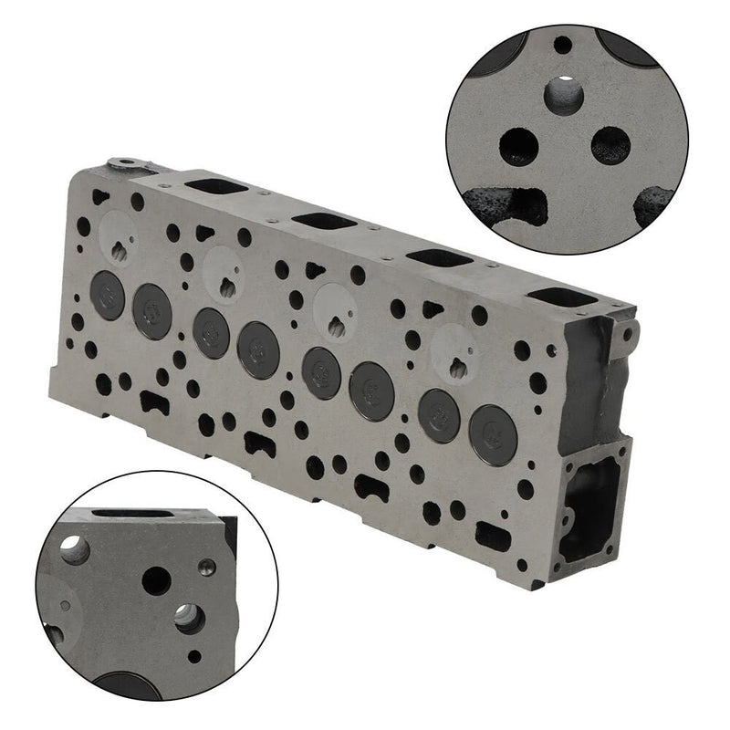 DURAFORCE Kubota V1505 Engine Cylinder Head with Gasket Kit for V1505D V1505T V1505E