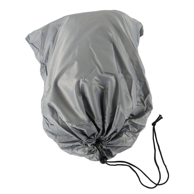 DURAFORCE Boat Cover Gray 600D Marine Grade Polyester Canvas Trailerable Waterproof