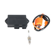 DURAFORCE Ignition Coil CDI Box & Spark Plug For Yamaha Warrior 350 YFM350X 1997-01