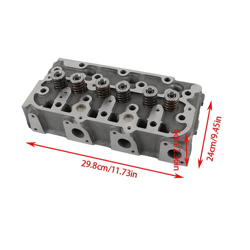 DURAFORCE For Kubota D1305 Complete Engine Cylinder Head Assy w/valves B2410ZD28 ZD331